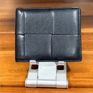 Bottega Veneta Cassette intreccio leather wallet, bifold, like new